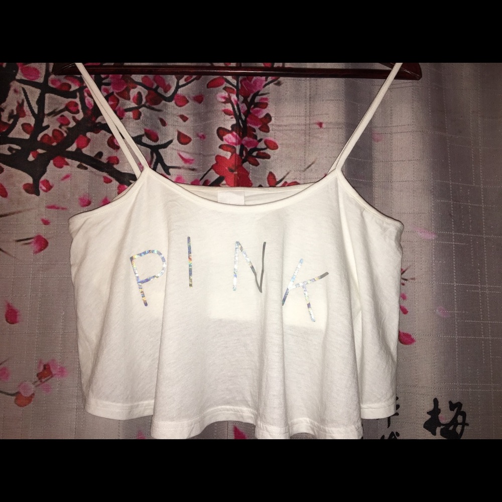 VS Pink crop top